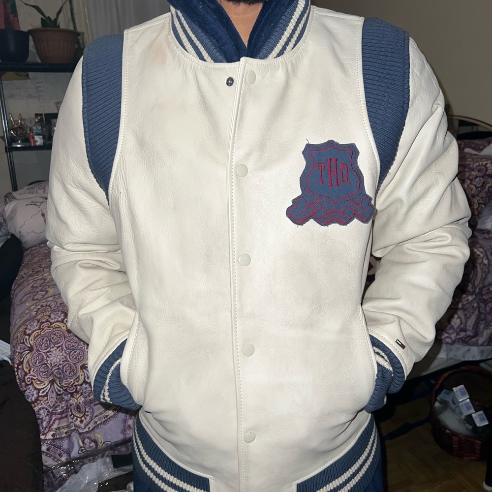 Tommy Hilfiger Limited Edition Leather Varsity Coat